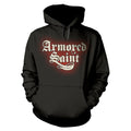 Black - Front - Armored Saint Unisex Adult March Of The Saint Hoodie
