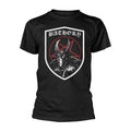 Black - Front - Bathory Unisex Adult Shield T-Shirt