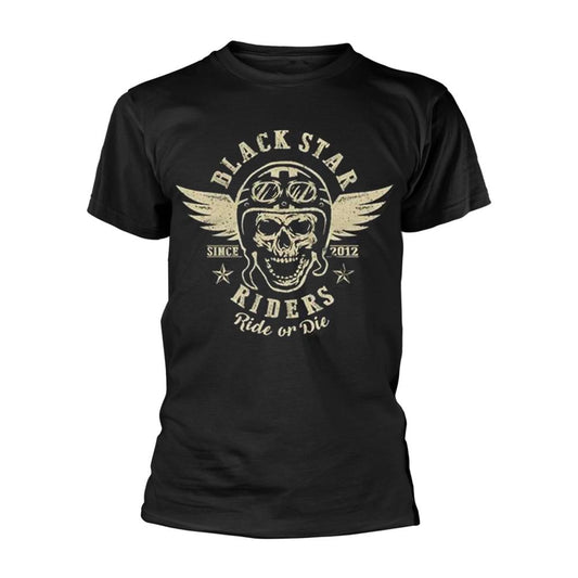 Black - Front - Black Star Riders Unisex Adult Ride Or Die T-Shirt