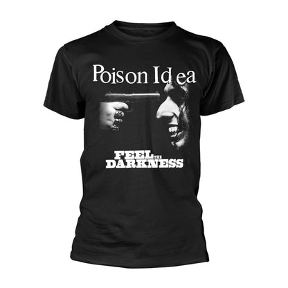 Black - Front - Poison Idea Unisex Adult Feel The Darkness T-Shirt