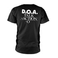 Black - Back - D.O.A. Unisex Adult Talk Action T-Shirt