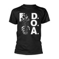 Black - Front - D.O.A. Unisex Adult Talk Action T-Shirt