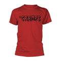 Red-Black - Front - The Cramps Unisex Adult Logo T-Shirt