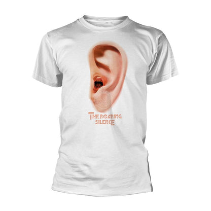 White - Front - Manfred Mann´s Earth Band Unisex Adult The Roaring Silence T-Shirt