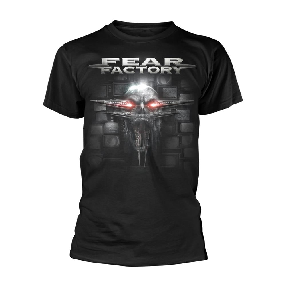Black - Front - Fear Factory Unisex Adult Soul T-Shirt