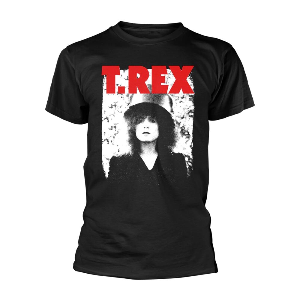 Black - Front - T. Rex Unisex Adult The Slider T-Shirt