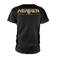 Black-Gold - Back - Heathen Unisex Adult Empire Crest T-Shirt