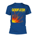 Blue - Front - Godflesh Unisex Adult Hymns T-Shirt
