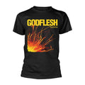 Black - Front - Godflesh Unisex Adult Hymns T-Shirt