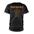 Black - Back - Bathory Unisex Adult Blood Fire Death Back Print T-Shirt