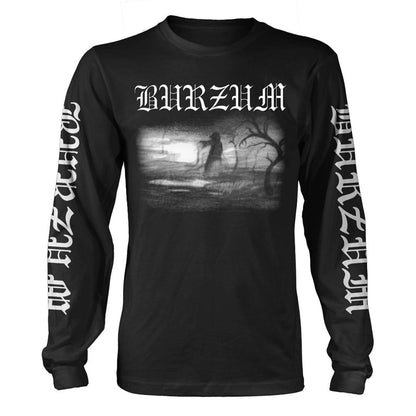 Black - Front - Burzum Unisex Adult Aske 2013 Long-Sleeved T-Shirt