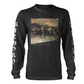 Black - Front - Bathory Unisex Adult Blood Fire Death Long-Sleeved T-Shirt