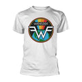White - Front - Weezer Unisex Adult World T-Shirt