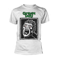 White - Front - Green Day Unisex Adult Scream T-Shirt