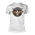White - Front - Weezer Unisex Adult Eagle T-Shirt