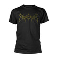 Black-Gold - Front - Emperor Unisex Adult Logo T-Shirt