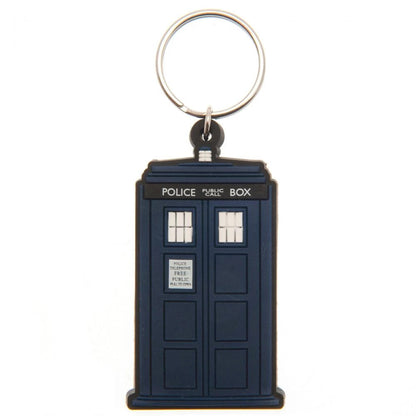 Blue - Back - Doctor Who Tardis Keyring