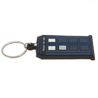 Blue - Side - Doctor Who Tardis Keyring