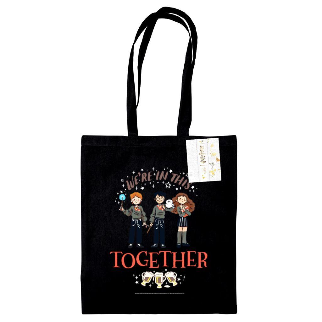 Black - Front - Harry Potter We Are In This Together Tote Bag