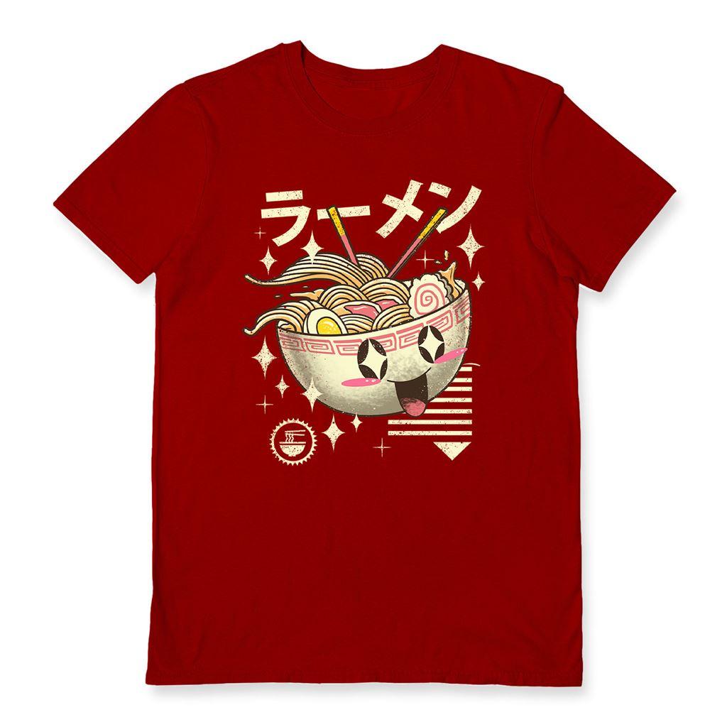 Cardinal Red - Front - Vincent Trinidad Unisex Adult Kawaii Ramen T-Shirt