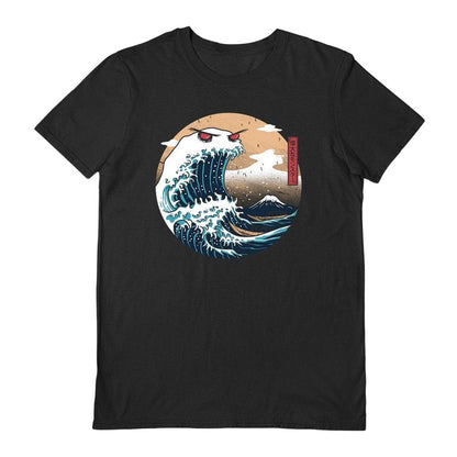 Black - Front - Vincent Trinidad Unisex Adult The Great Monster Of Kanagawa T-Shirt