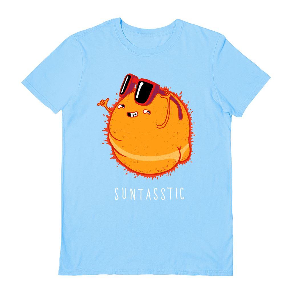 Light Blue - Front - Vo Maria Unisex Adult Suntasstic T-Shirt