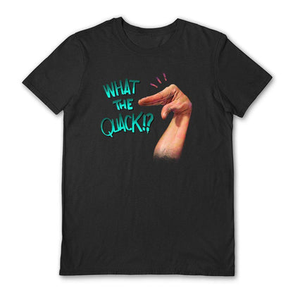 Black - Front - Tato Unisex Adult What The Quack T-Shirt