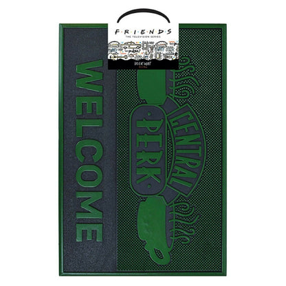 Green-Grey - Back - Friends Rubber Central Perk Door Mat