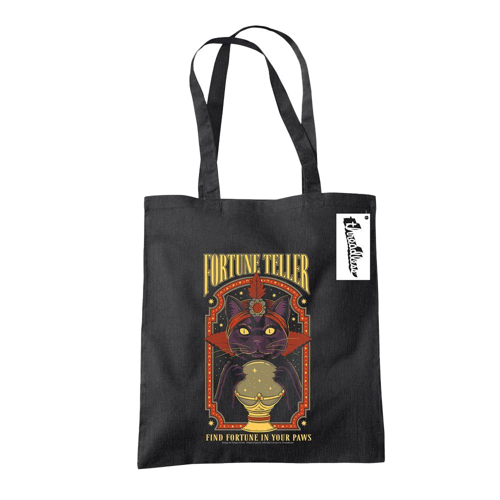 Black-Yellow-Red - Front - Thiago Correa Fortune Teller Tote Bag