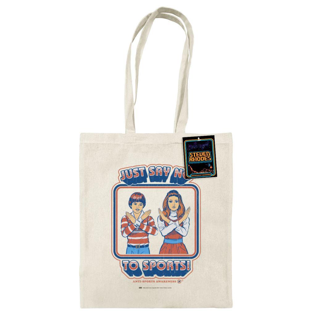 Natural - Front - Steven Rhodes Just Say No To Sports Tote Bag