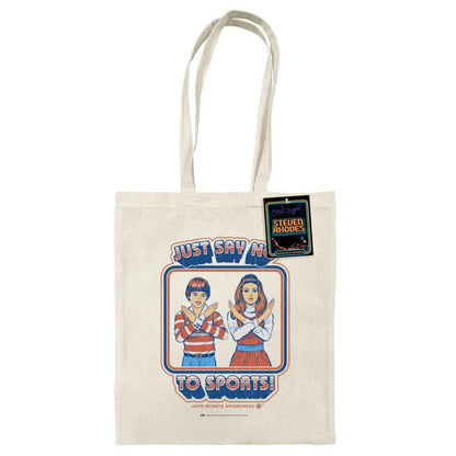 Natural - Front - Steven Rhodes Just Say No To Sports Tote Bag