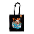 Black-Blue-Orange - Front - Ilustrata Dark Ramen Tote Bag
