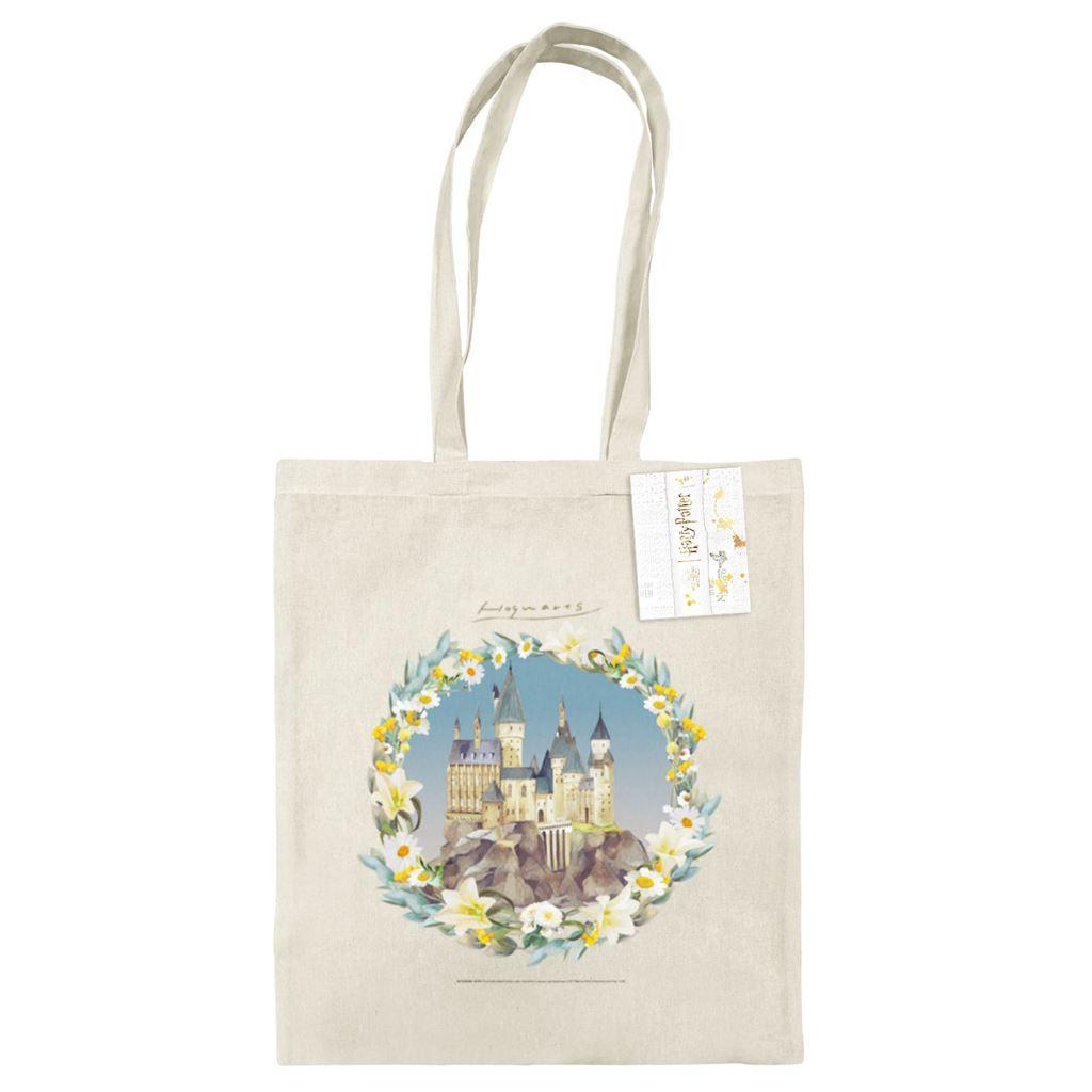 Natural - Front - Harry Potter Hogwarts Tote Bag