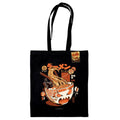 Black-Orange - Front - Ilustrata Ramen X-Ray Tote Bag