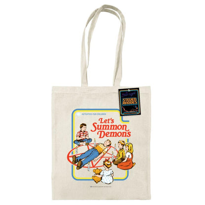 Natural - Front - Steven Rhodes Let´s Summon Demons Tote Bag