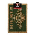 Green-Brown - Back - Star Wars Yoda Door Mat