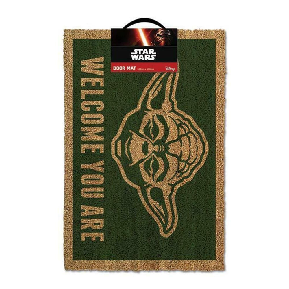Green-Brown - Back - Star Wars Yoda Door Mat