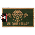 Green-Brown - Front - Star Wars Yoda Door Mat