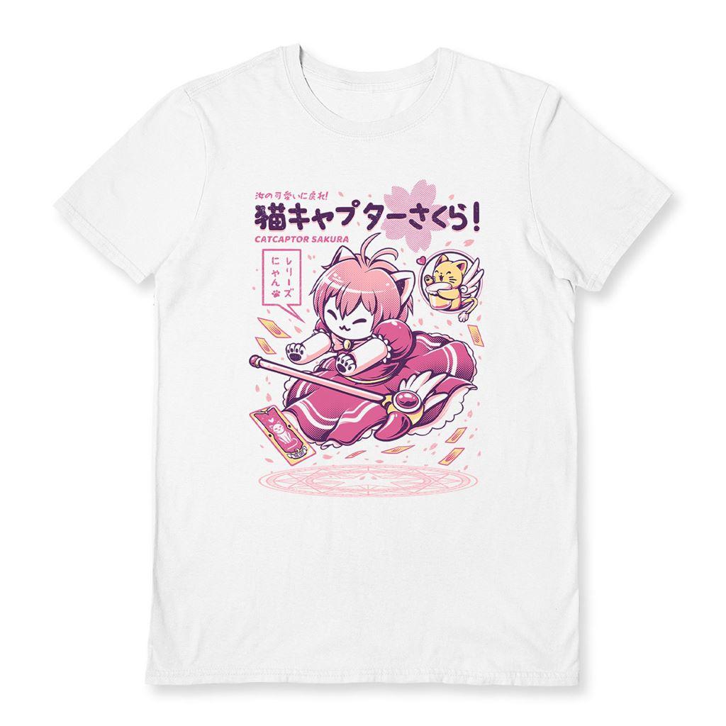 White - Front - Ilustrata Unisex Adult Catcaptor T-Shirt