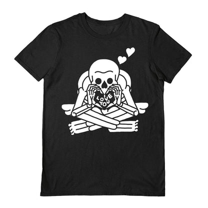 Black - Front - Matt Darling Unisex Adult I Love You T-Shirt