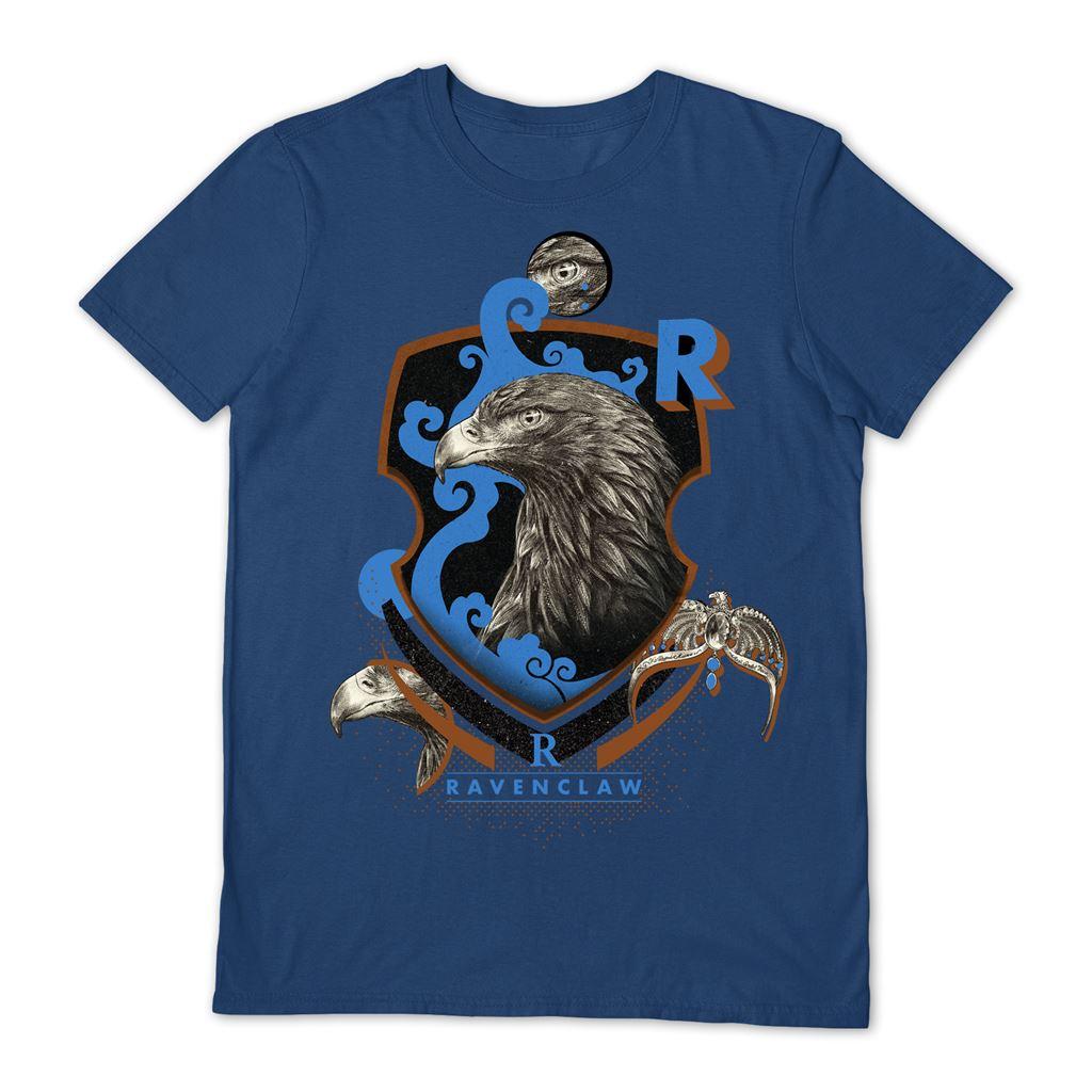 Blue - Front - Harry Potter Unisex Adult Ravenclaw T-Shirt