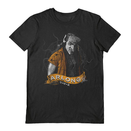 Black - Front - One Piece Unisex Adult Arlong T-Shirt
