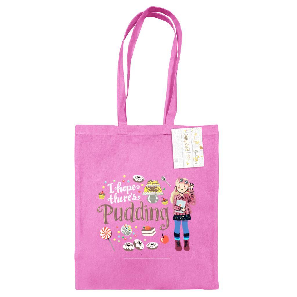 Classic Pink - Front - Harry Potter I Hope There´s Pudding Tote Bag