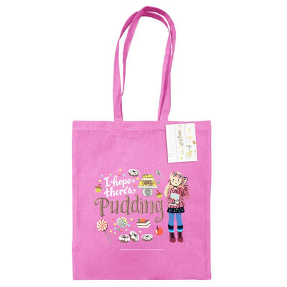Classic Pink - Front - Harry Potter I Hope There´s Pudding Tote Bag