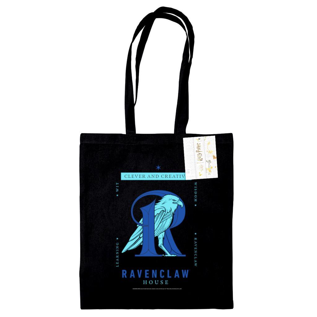 Black-Blue - Front - Harry Potter Ravenclaw Tote Bag