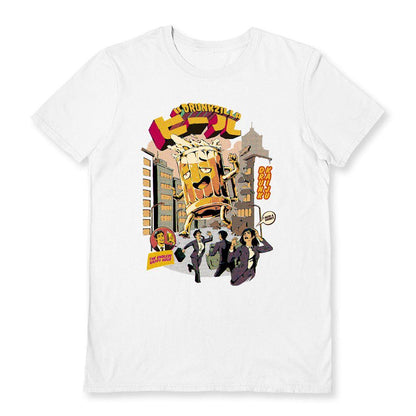 White - Front - Ilustrata Unisex Adult Beerzilla T-Shirt