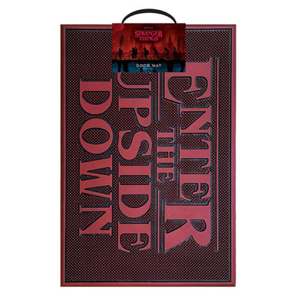 Red - Back - Stranger Things Enter The Upside Down Door Mat