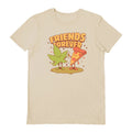 Sand - Front - Ilustrata Unisex Adult Friends Forever T-Shirt