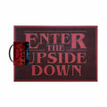 Red - Front - Stranger Things Enter The Upside Down Door Mat