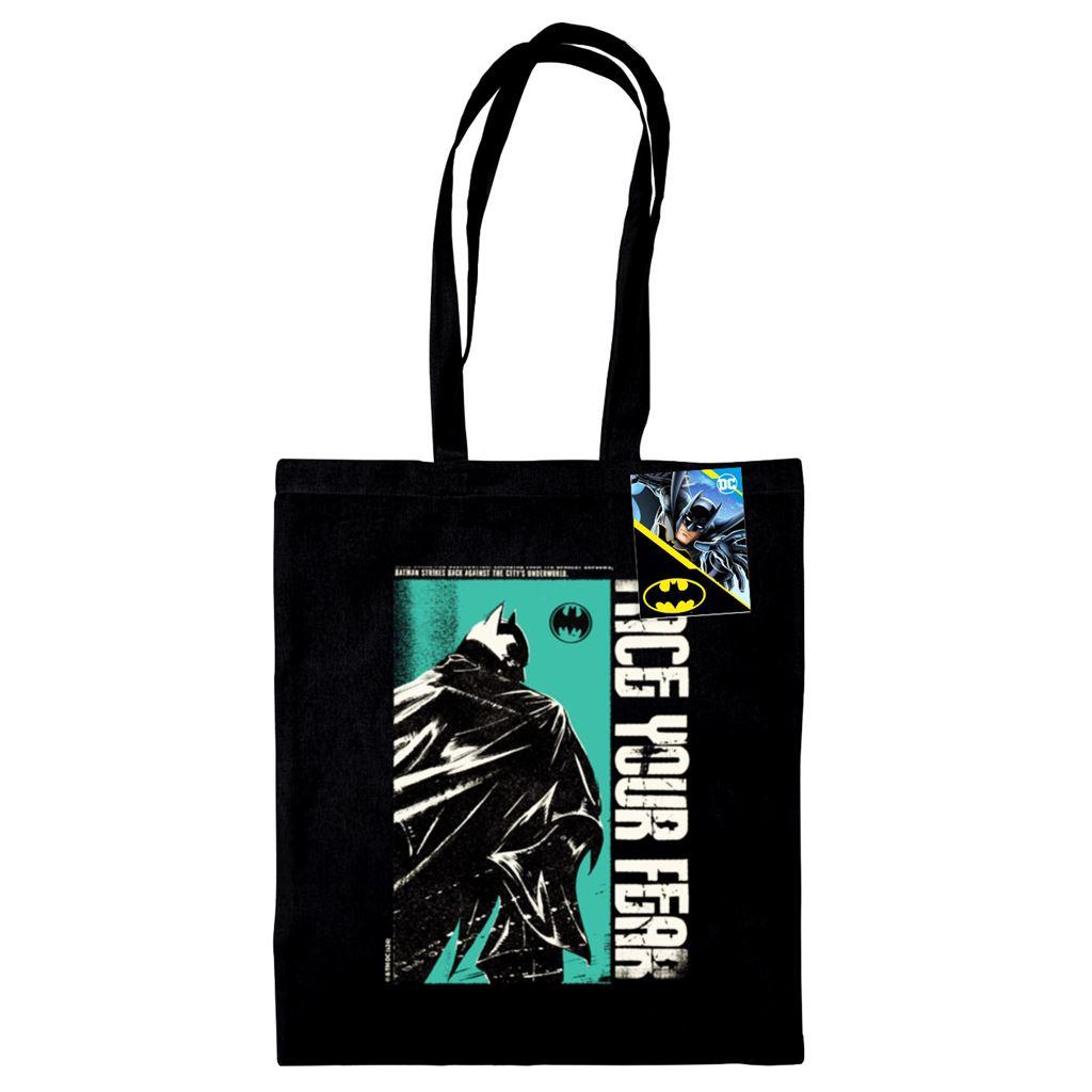 Black - Front - Batman Face Your Fear Tote Bag